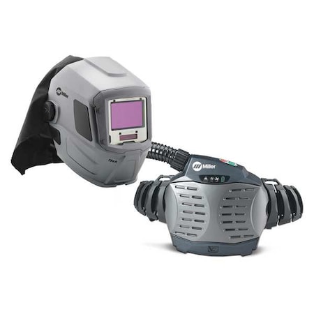 PAPR System, T94-R, Helmet, Belt-Mount, Padded Belt, Shoulder Straps, Universal MPN:264573