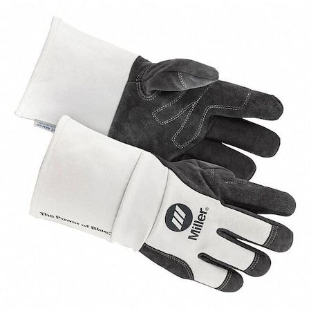 Classic Welding Gloves, Gauntlet Cuff, Keystone Thumb, Premium Cowhide, L, 1 PR MPN:271890