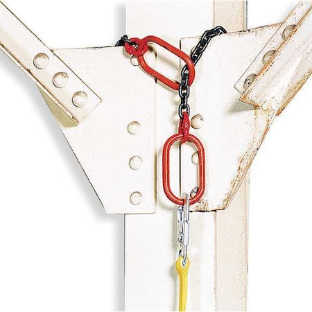 Cross Arm Chain, 6 ft Length, 410 lb Weigth Capacity, Steel Anchor, Cross-Arm Chain MPN:440/6FT