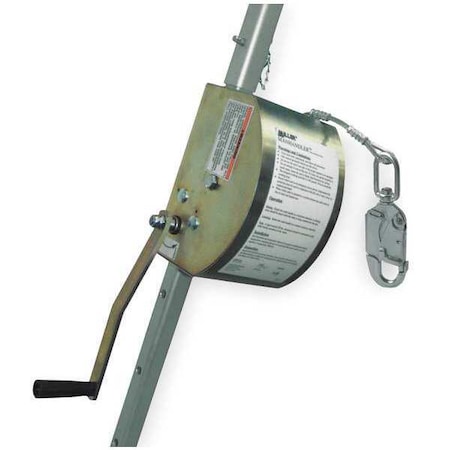 Conf.Space Winch, 65 ft., Steel MPN:8442-Z7/65FT
