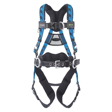 AirCore™ Full Body Harness, S/M, 400 lb., Quick-Connect Chest/ Quick-Connect Leg Straps MPN:AAF-QCBDPSMB