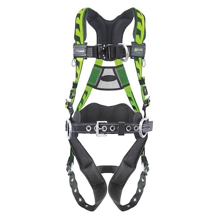 AirCore™ Full Body Harness, 2XL/3XL, 400 lb., Quick-Connect Chest/ Tongue Leg Straps MPN:AAF-TBBDP23XG