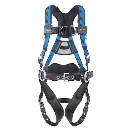AirCore™ Full Body Harness, S/M, 400 lb., Quick-Connect Chest/ Tongue Leg Straps MPN:AAF-TBBDPSMB