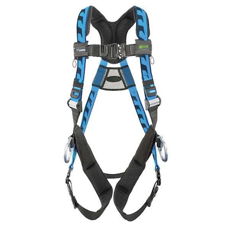 AirCore™ Full Body Harness, S/M, 400 lb., Quick-Connect Chest/ Quick-Connect Leg Straps MPN:ACA-QC-D/S/MBL