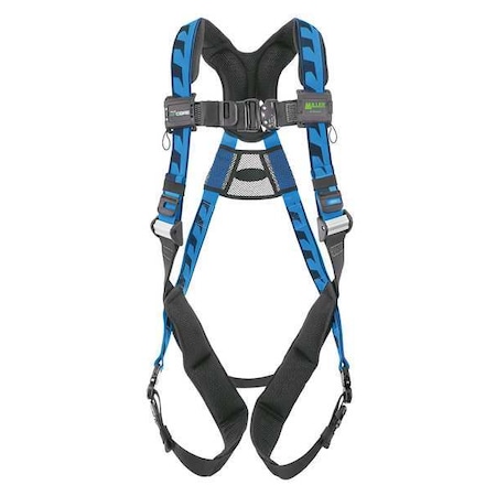 AirCore™ Full Body Harness, 2XL/3XL, 400 lb., Quick-Connect Chest/ Quick-Connect Leg Straps MPN:ACA-QC2/3XLBL