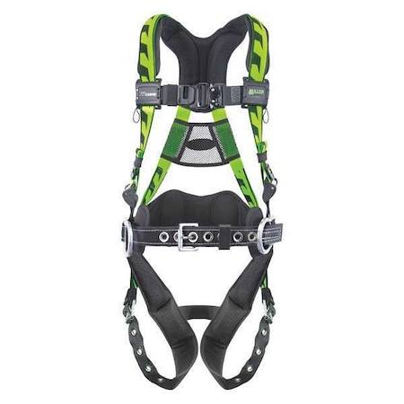AirCore™ Full Body Harness, L/XL, 400 lb., Quick-Connect Chest/ Tongue Leg Straps MPN:ACA-TB-BDP/UGN