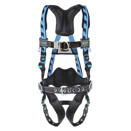 AirCore™ Full Body Harness, L/XL, 400 lb., Quick-Connect Chest/ Tongue Leg Straps MPN:ACF-TBBDPUB