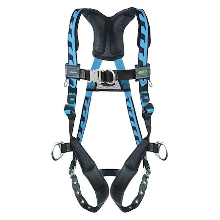 AirCore™ Full Body Harness, L/XL, 400 lb., Quick-Connect Chest/ Tongue Leg Straps MPN:ACF-TBDUB
