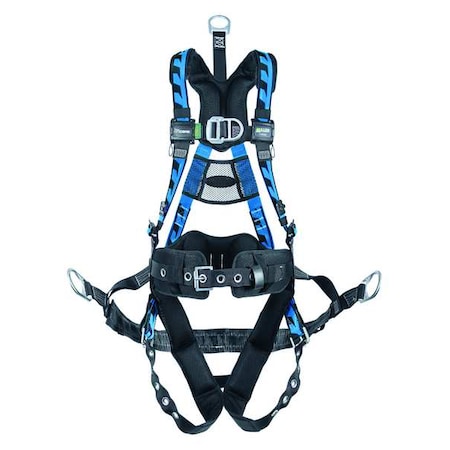 AirCore™ Oil & Gas with Seat Sling Full Body Harness, 2XL/3XL, 400 lb., Mating Chest/ MPN:ACOG-TBSS23XB