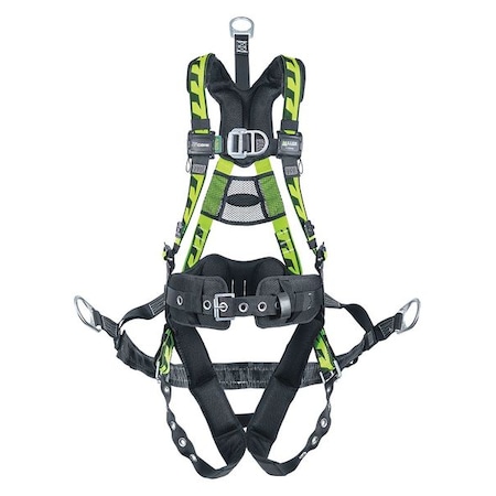 AirCore™ Full Body Harness, 2XL/3XL, 400 lb., Mating Chest/ Tongue Leg Straps MPN:ACOG-TBSS23XG