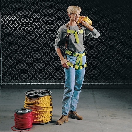 Duraflex® Full Body Harness, S/M, 400 lb., Mating Chest/ Mating Leg Straps, Back D-Ring MPN:E570/S/MRN