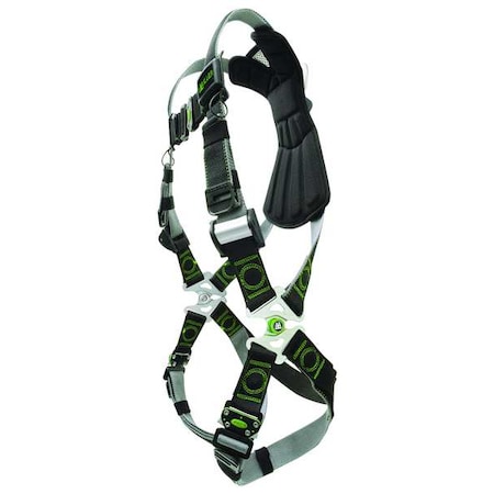 Revolution® Full Body Harness, L/XL, 400 lb., Quick-Connect Chest/ Quick-Connect Leg Straps MPN:RDT-QC/UBK