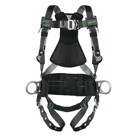 Revolution® Full Body Harness, L/XL, 400 lb., Quick-Connect Chest/ Tongue Leg Straps MPN:RDT-TB-DP/UBK