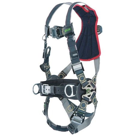 Revolution® Arc-Flash Rated Full Body Harness, L/XL, 400 lb., Quick-Connect Chest/ MPN:RKNARRL-QC-BDP/UBK