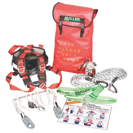 Rescue System, 50 ft., Kernmantle, 3100 lb. MPN:SECRKT/50FT