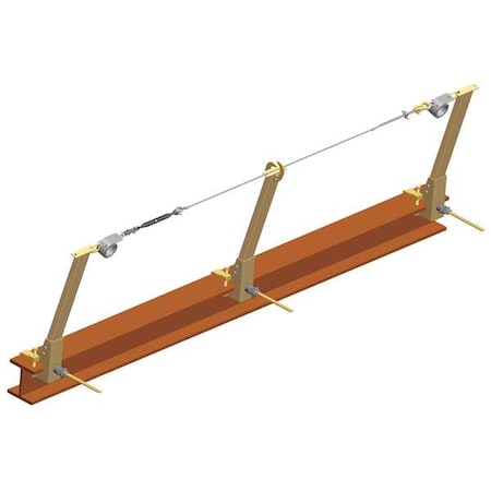 Xenon Horizontal Lifeline, 180 ft Length, 310 lb Weight Capacity MPN:SGS18/180FT