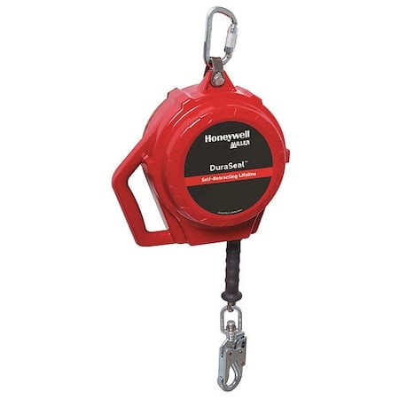 Duraseal Self-Retracting Lifeline, 50 ft. Length, Carabiner, Steel, 1 Leg(s) MPN:SSRL50S1