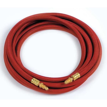 Power Cable, Red Braided Rubber, 12.5 Ft MPN:57Y01RC