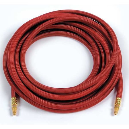 Power Cable, Red Braided Rubber, 25 Ft MPN:57Y03RC