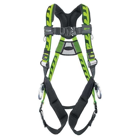 Aircore Harness Single Back D-Ring S/M Green MPN:ACA-QC/S/MGN