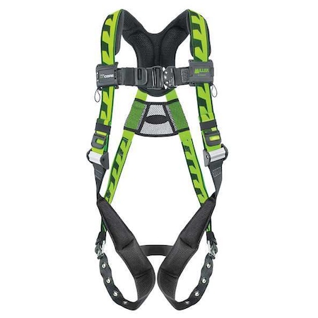Aircore Harness w/ Single Back D-Ring Univ Grn MPN:ACA-TB/UGN