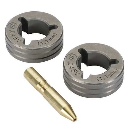 Drive Roll Kit, 2 Roll, V-Grooved, 0.045 MPN:079596