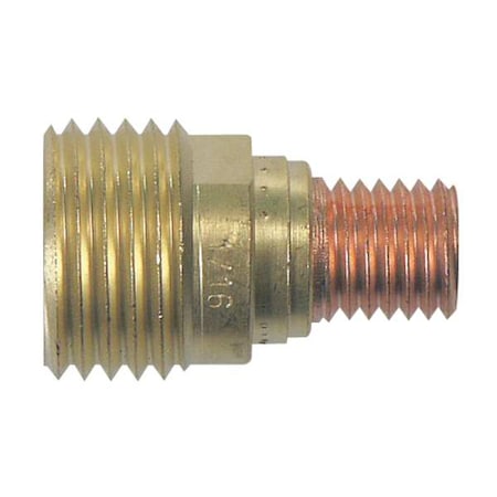 Gas Lens, Copper / Brass, 1/16 In, PK2 MPN:45V43