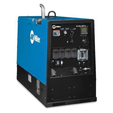 Engine-Driven Welder, Big Blue 600 Pro Series, Electric Start, 48.9 hp, Diesel, 27, 000 W Peak MPN:907737
