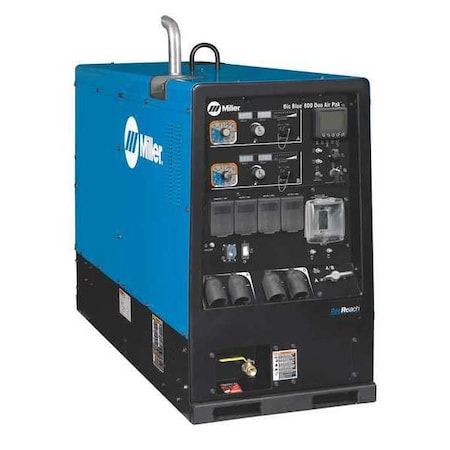 Engine-Driven Welder, Big Blue 800 Duo Pro Series, Electric Start, 65.7 hp, Diesel, 27, 000 W Peak MPN:907752