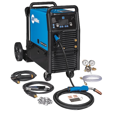 MIG Welder, Multimatic 235, Single-Phase, 208V AC, 220/230/240V AC, 20 to 235A DC, 60 % MPN:951846