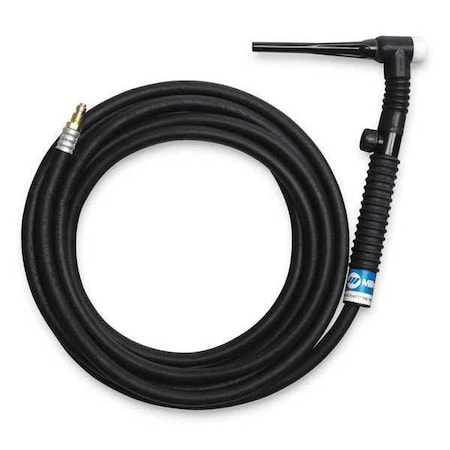 TIG Torch Kit, A-150V, 12-1/2 ft., Rubber MPN:WP-17FV-12-R