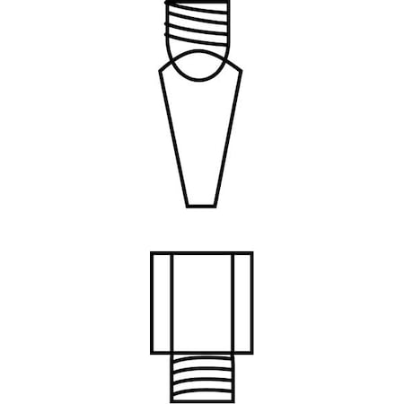 MILLER Flat Spot Welder Tip MPN:040212