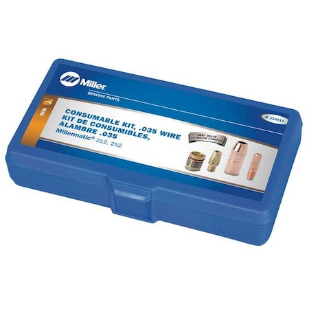M 25 MIG Gun Consumable Kit, .035 wire MPN:234611