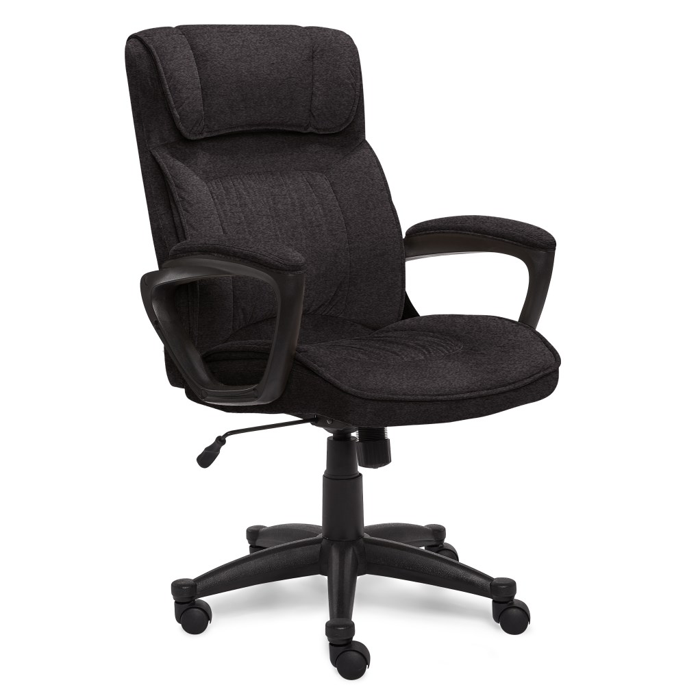 Serta Style Hannah I High-Back Office Chair, Microfiber, Comfort Black MPN:CHR200117