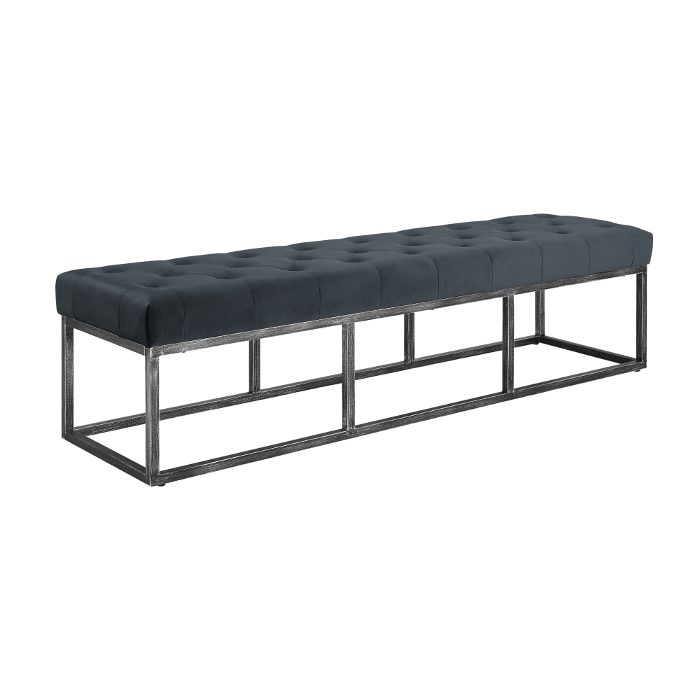 Serta Danes Tufted Bench, Cobalt Blue/Iron MPN:OTMDANBLUV02