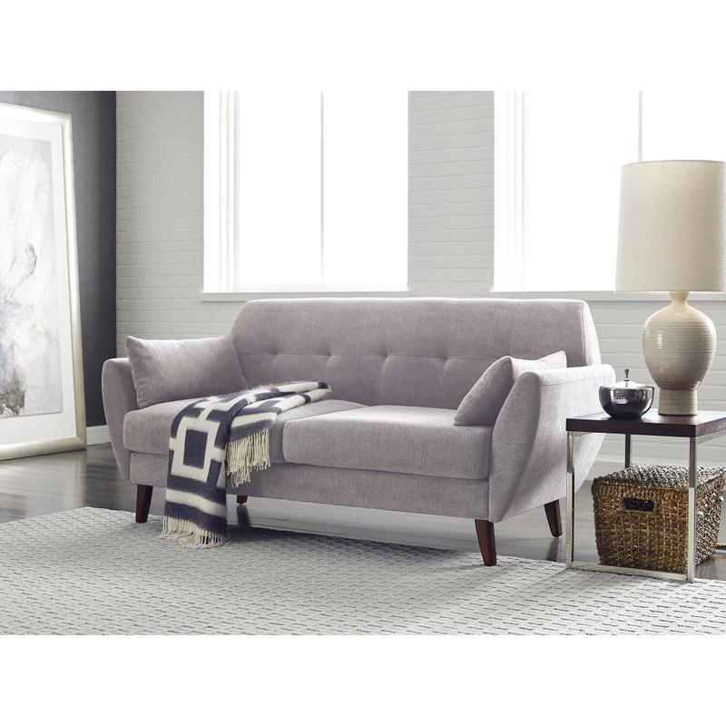Serta Artesia Collection Loveseat, Ivory/Chestnut MPN:FF16025