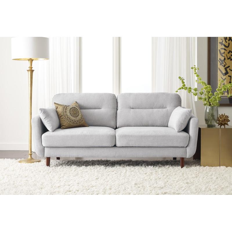 Serta Sierra Collection Sofa, Smoke Gray/Chestnut MPN:FF16047
