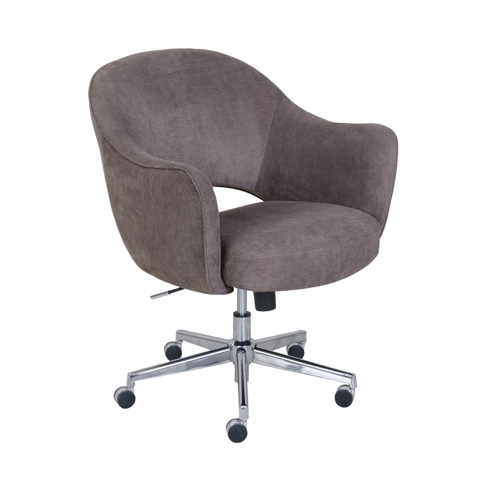 Serta Valletta Home Office Chair, Dovetail Gray/Chrome MPN:48058