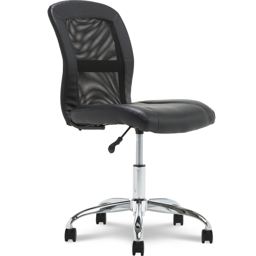 Serta Essentials Mid-Back Computer Chair, Ingenuity Black/Chrome MPN:CHR200110