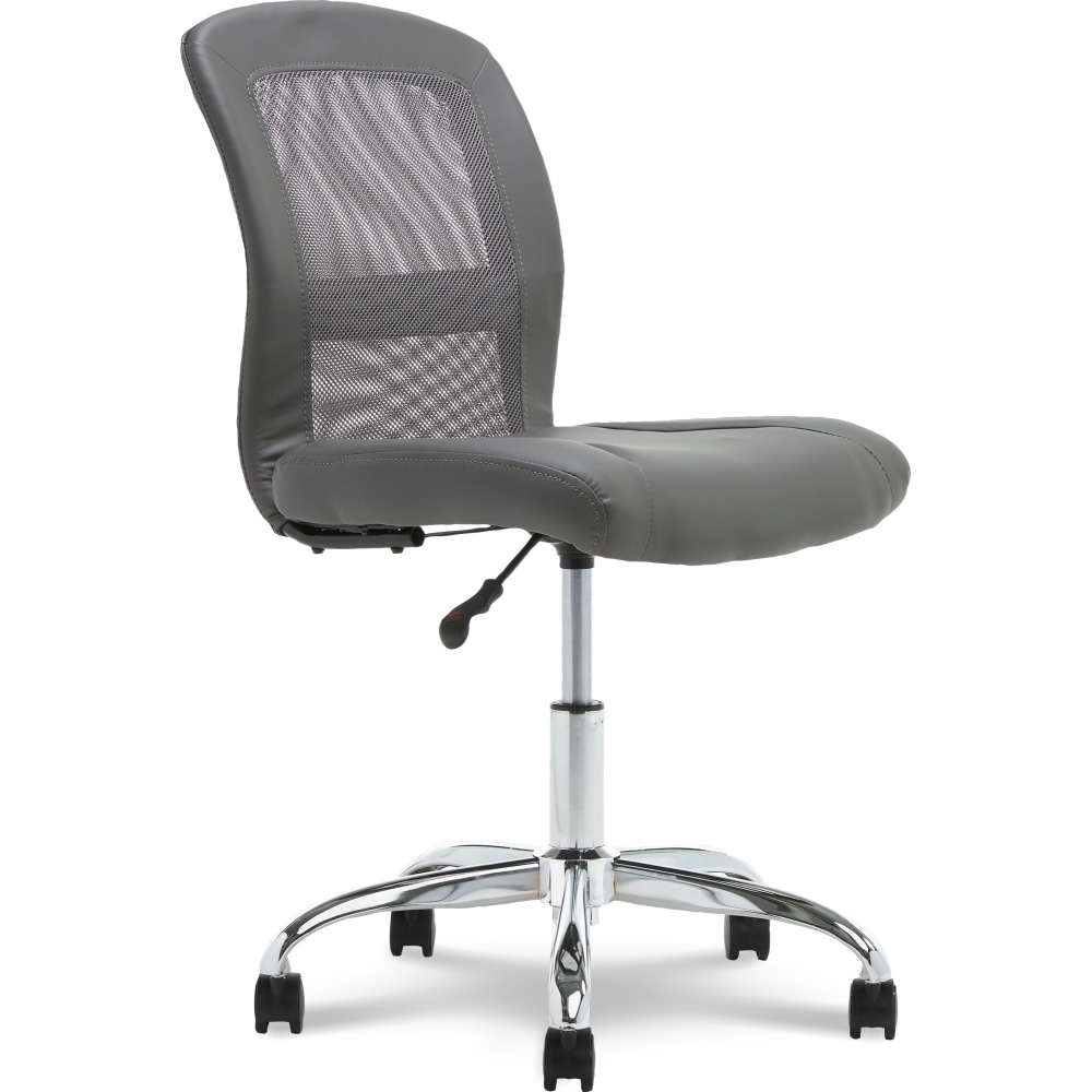 Serta Essentials Mid-Back Computer Chair, Productivity Gray/Chrome MPN:CHR200133