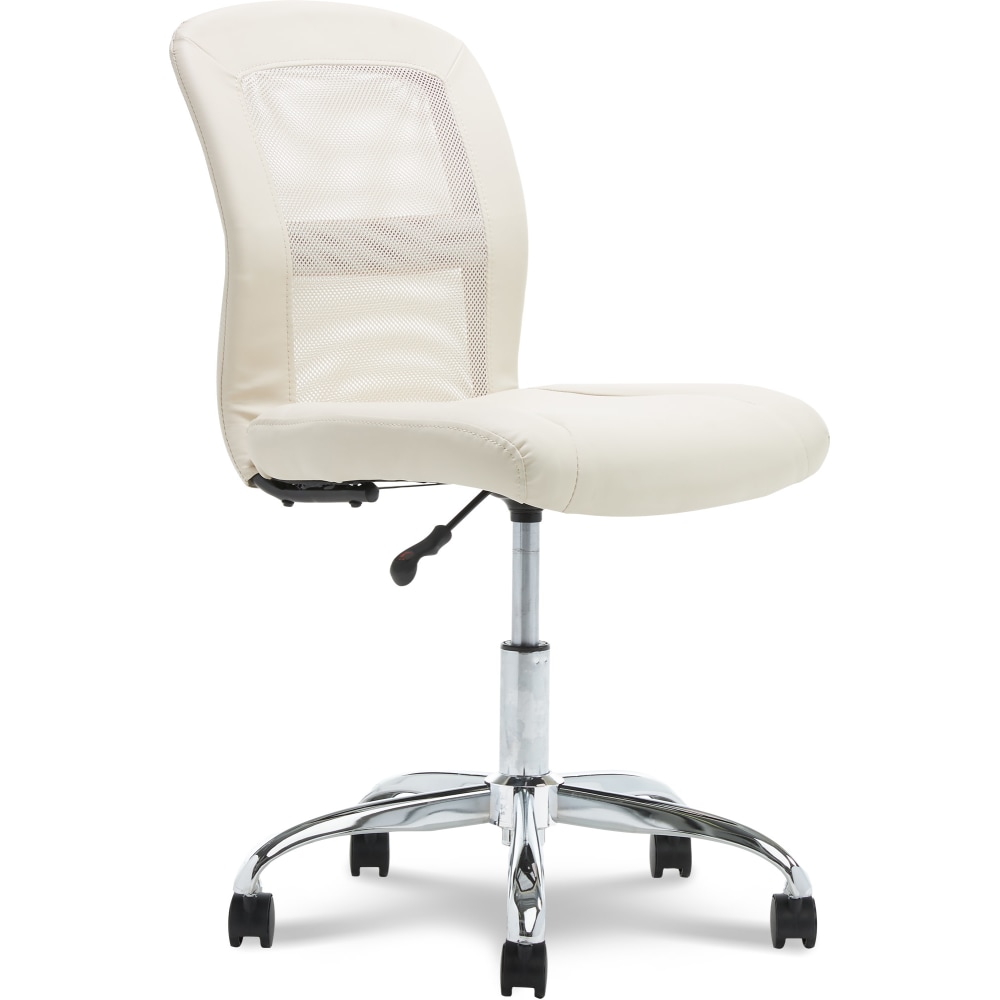 Serta Essentials Mid-Back Computer Chair, Inspiration Cream/Chrome MPN:CHR200134