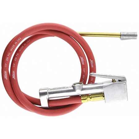 Dual Head Straight Chuck Inflator Gauge MPN:501