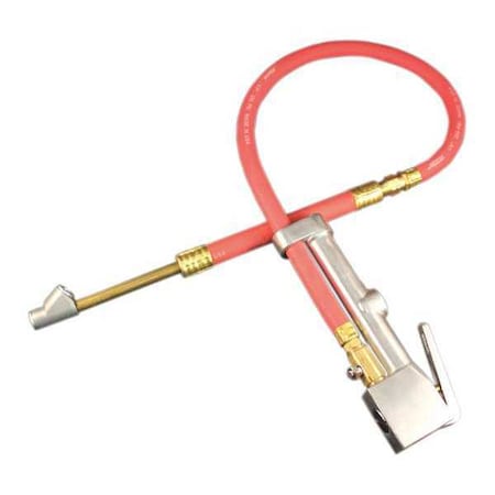 Dual Head Straight Chuck Inflator Gauge MPN:517