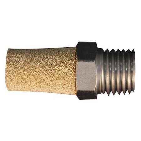 Pneumatic Exhaust Muffler, 1/4