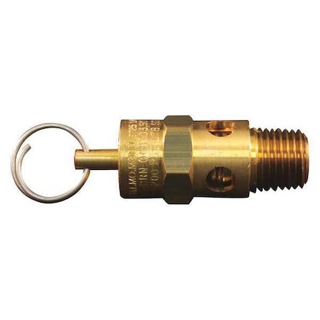 ASME Safety Valve, 200 PSI Pop off Press MPN:1090-200