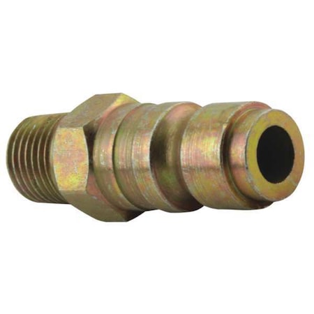 P-Style Quick-Connect Plug, 1/4 in MNPT, Steel, PK10 MPN:1809