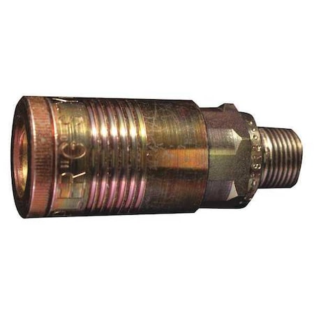 G-Style Quick Connect Coupler, 3/8 in MNPT, Steel, Pack of 5 MPN:1814
