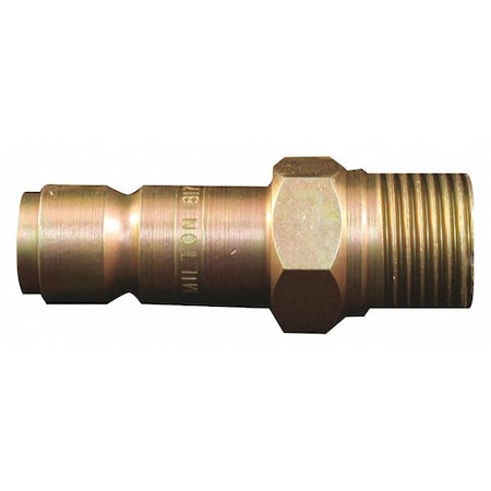 G Style Plug, 1/2 in MNPT, Steel, PK5 MPN:1817