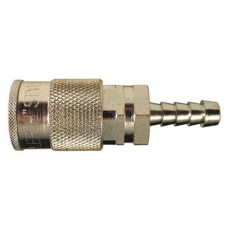 H-Style Coupler, 3/8 in Hose Barb, Steel, Pack of 5 MPN:1836-6