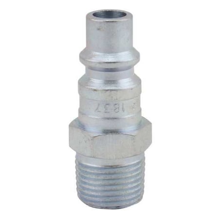 H Style Plug, 3/8 in MNPT, Steel, PK10 MPN:1837